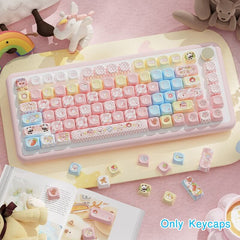 112-Key MCA Profile Keycap Set - Clip Doll Theme