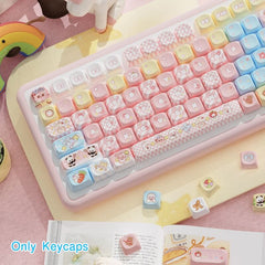 112-Key MCA Profile Keycap Set - Clip Doll Theme