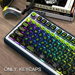 122-Key MSA Profile Keycap Set - Shine Through - Ghost Walker Theme