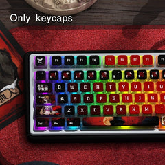 122-Key Shine Through Keycap Set - MSA Profile - Who's Undercover Theme