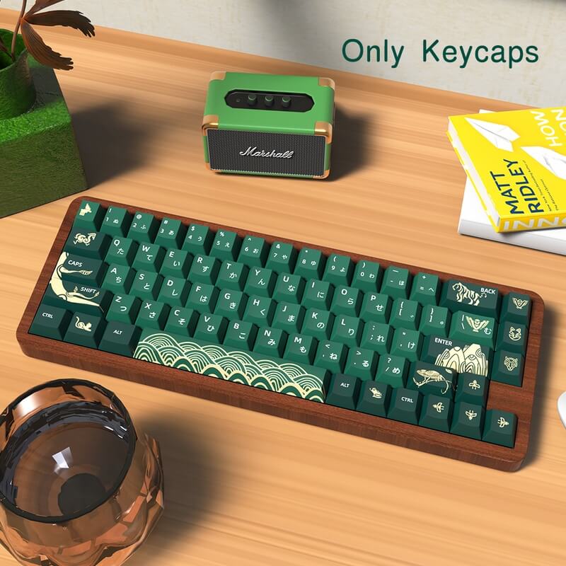 138-Key Cherry Profile Keycap Set - Animal Forest Theme