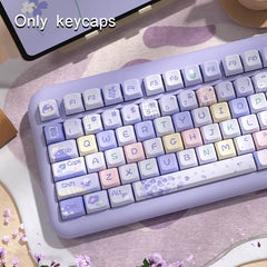 138-Key MDA Profile Keycap Set - Flower Girl Theme
