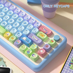 145-Key MCA Profile Keycap Set - Going Work Theme
