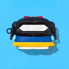 3″ Blue Silicone AirPods Case - Snow White Theme, Cute & Funny Design