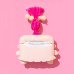 3″ Cute Funny Bikini Sausage Lips AirPods Case - Pink Silicone