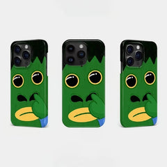 5.5" Silicone Green iPhone 16 Pro Max Case - Nose Grooming