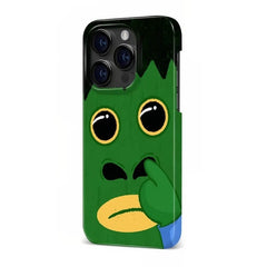 5.5" Silicone Green iPhone 16 Pro Max Case - Nose Grooming