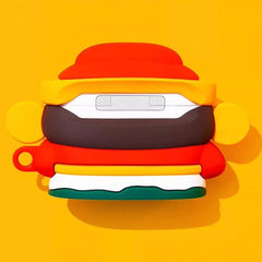 5″ Red Silicone AirPods Case - God of Wealth Theme