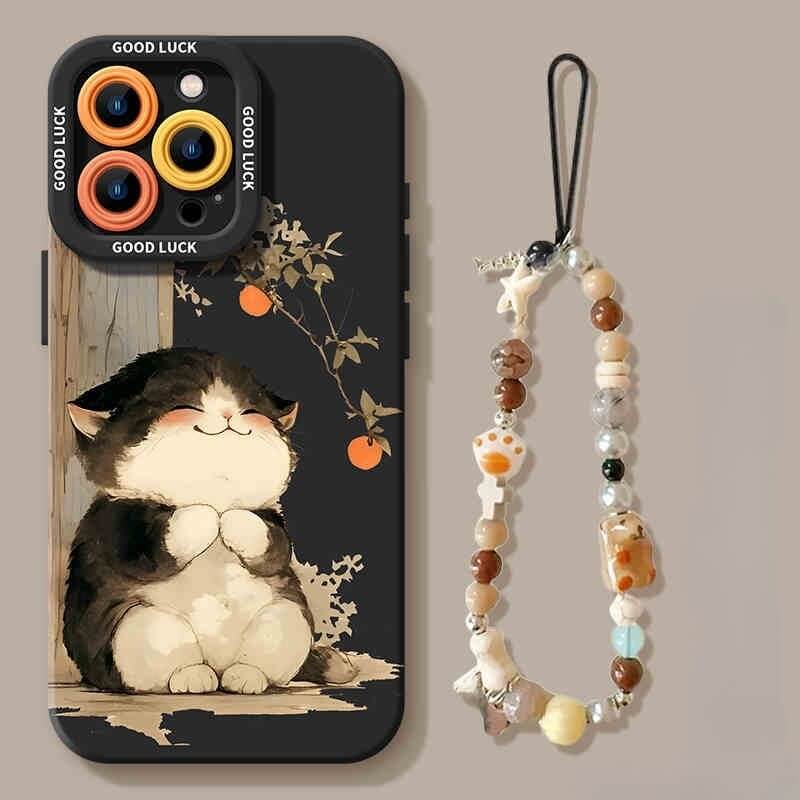 5″ White Silicone iPhone 16 Pro Max Case - Cute Cat Pattern, Pet-Friendly Design 5″ White Silicone iPhone 16 Pro Max Case - Cute Cat Pattern, Pet-Friendly Design
