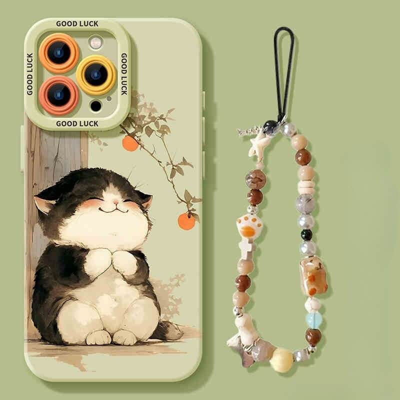 5″ White Silicone iPhone 16 Pro Max Case - Cute Cat Pattern, Pet-Friendly Design 5″ White Silicone iPhone 16 Pro Max Case - Cute Cat Pattern, Pet-Friendly Design