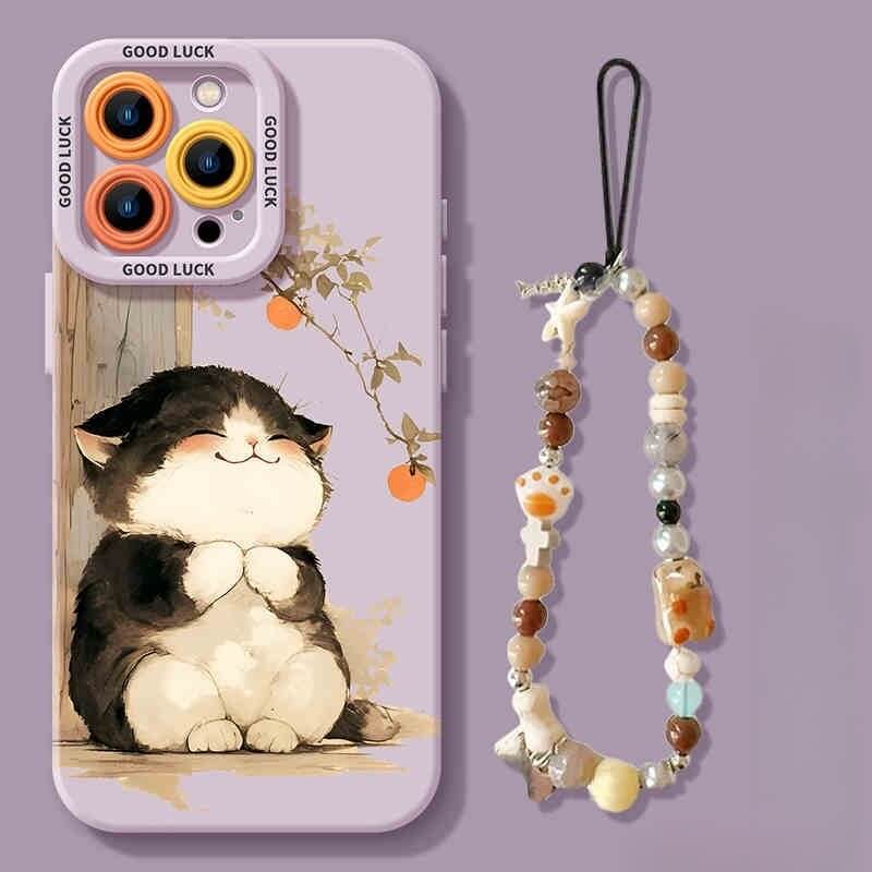 5″ White Silicone iPhone 16 Pro Max Case - Cute Cat Pattern, Pet-Friendly Design 5″ White Silicone iPhone 16 Pro Max Case - Cute Cat Pattern, Pet-Friendly Design