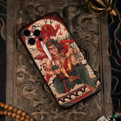 6.7″ iPhone 16 Pro Max Art Case - TPU Textured with Acalanatha Pattern