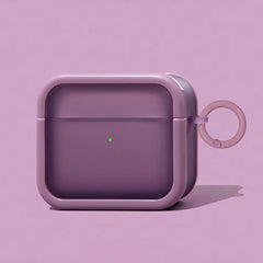 6″ Matte Purple Silicone AirPods Case - Minimalist, Cute Style