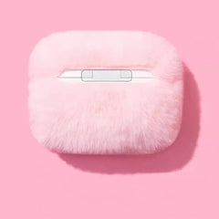 8″ Love Heart Themed Cute Pink AirPods Plush Case