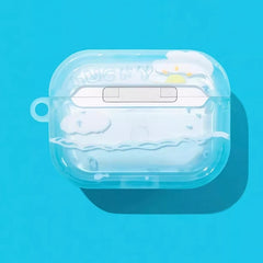 Blue  AirPods Case Silicone Dolphin Cute Funny