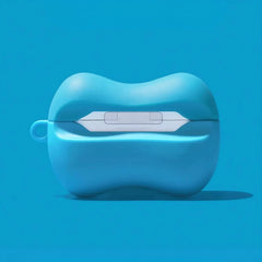 Blue Silicone AirPods Case - 5″ Cute Soap-Themed Cover