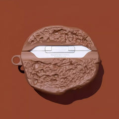 Brown Silicone AirPods Case 6″ - Chocolate Cookies Cute Funny Theme