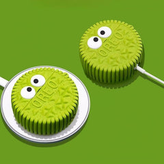 Cookie Themed Cute Funny Silicone AirPods Case - Green