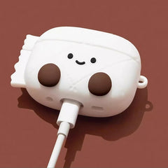 Cute Candy Themed White Silicone AirPods Case - 3″