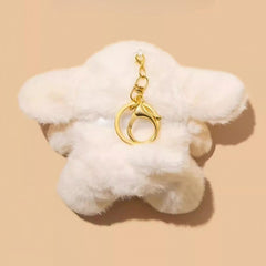 Cute Elephant Theme AirPods Case - Plush, Off-White 5″