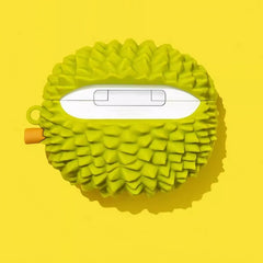 Cute Funny Durian AirPods Case 3″ - Silicone Green