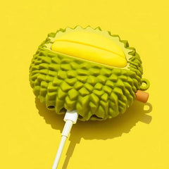 Cute Funny Durian AirPods Case 3″ - Silicone Green