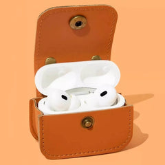 Cute Handbag Theme 6″ AirPods Leather Case - Brown