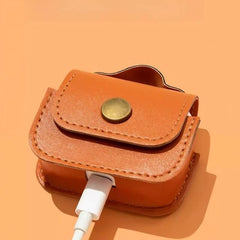 Cute Handbag Theme 6″ AirPods Leather Case - Brown