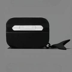 Cute Shark Design 12″ AirPods Case - Coolest Black Silicone