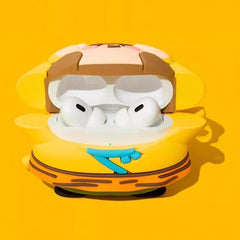 Cute & Funny Yellow Silicone AirPods Case - Monkey King Theme