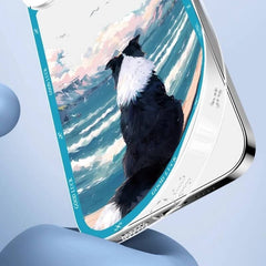 Dog-Themed iPhone 16 Pro Max Silicone Case - Corgi Pattern