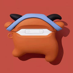 Fun Pouty Lips 3″ AirPods Case - Brown Silicone