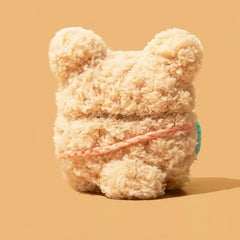 Ice Cream Cute Bear Theme - Khaki Plush AirPods Case