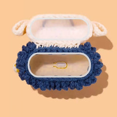 Knit AirPods Case 3" - Cute Sheep Design in Brown