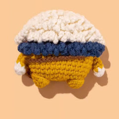 Knit AirPods Case 3" - Cute Sheep Design in Brown