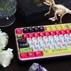 Light Color Dinosaur Fossil 146-key Keycap Set