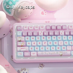 MDA Profile 138-Key Keycap Set - Bubble Kitten Design