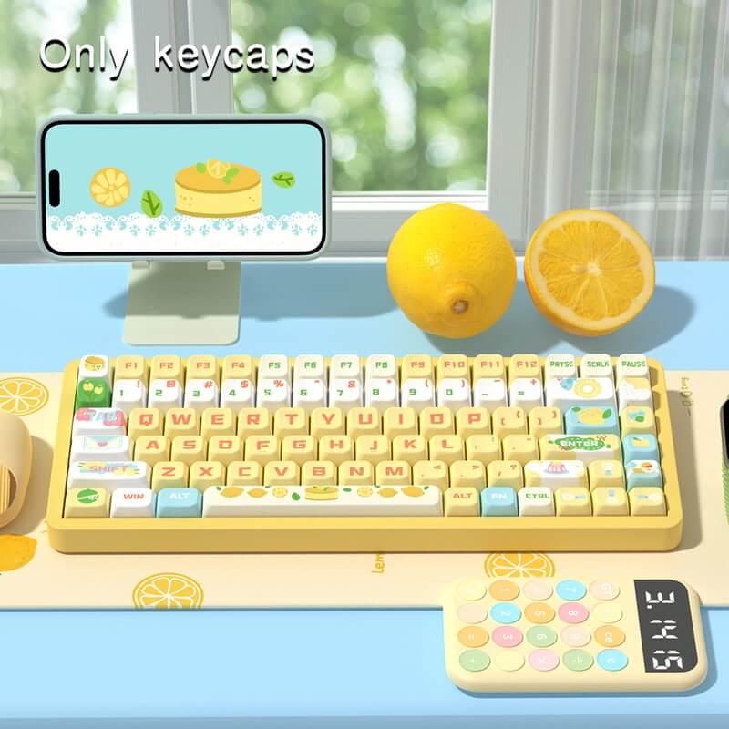 MDA Profile 138-Key Keycap Set - Cheese Cake Design