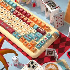 MDA Profile 138-Key Keycap Set - Pussycat Circus Theme