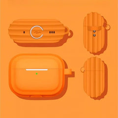 Orange Silicone AirPods Case 3″ - Minimalist Cute Style