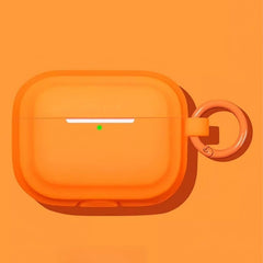 Orange Silicone AirPods Case 3″ - Minimalist Cute Style