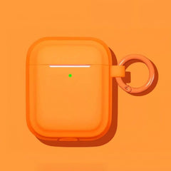 Orange Silicone AirPods Case 3″ - Minimalist Cute Style
