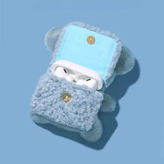Plush Koala AirPods Case - Gray - Cute Funny Design - 6″