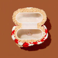 Pretty Red Scarf Bear 6″ Plush Case - Khaki for AirPods Pro2