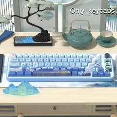 Scenic Lakes Mountain 138-Key Keycap Set - Cherry Profile