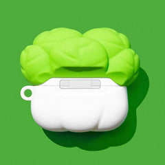 Silicone AirPods Case - Green Cabbage 3" Cute and Funny