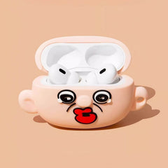 Silicone AirPods Case 3″ - Khaki Color - Men - Cute and Funny