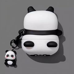 White Panda Silicone AirPods Case 3″ - Cute and Funny