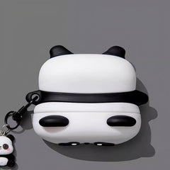 White Panda Silicone AirPods Case 3″ - Cute and Funny