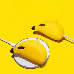 Yellow Silicone AirPods Case - Banana Theme - 6″ Cute and Funny Design